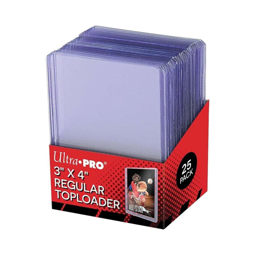 3" x 4" Clear Regular Toploaders (25ct) for Standard Size Cards