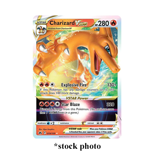 Charizard V Star Crown Zenith