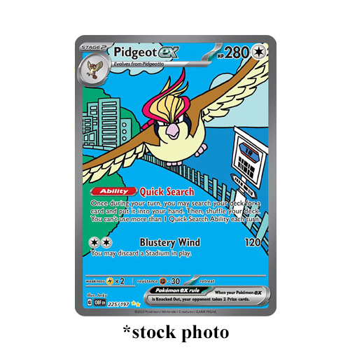 Pidgeot ex SV03 Obsidian Flames