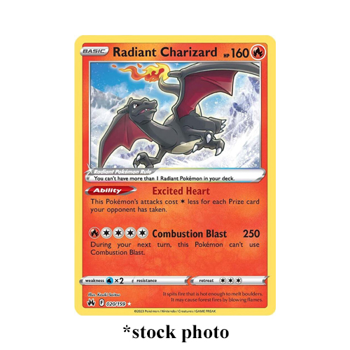 Radiant Charizard Crown Zenith