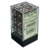 CHX27743a Chessex 27743 d6Cube 16mm Festive Symphony/white (12) Dice