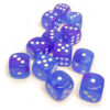 Chessex 27767 d6Cube 16mm Nebula Luminary Aura/white (12)